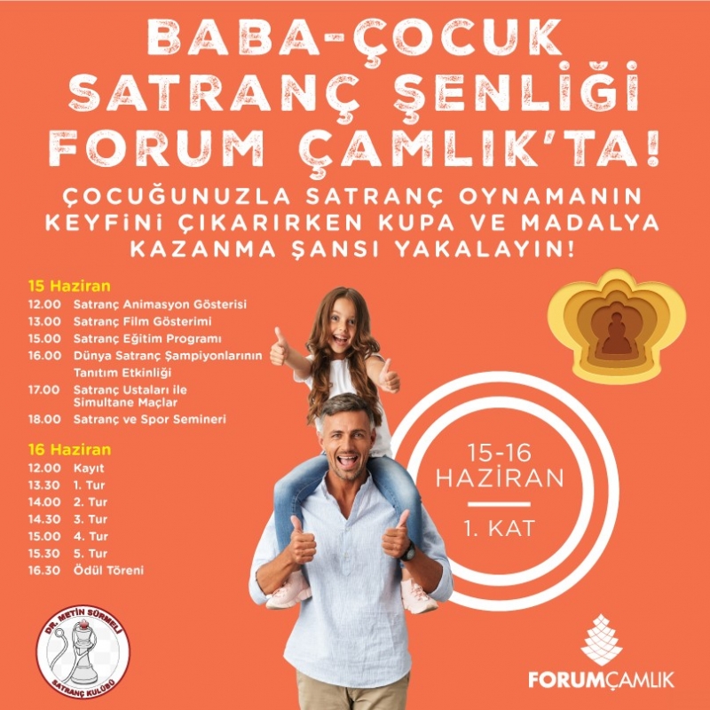 Babalar Günü şenliği Forum Çamlık’ta