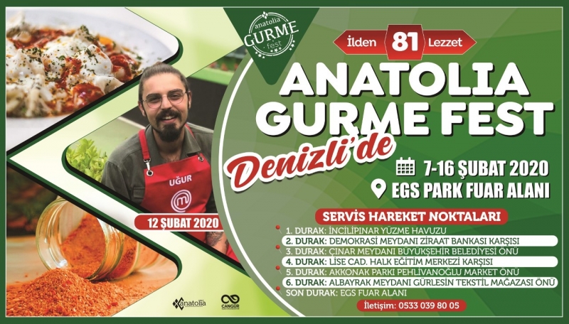 Anatolia Gurme Fest Denizli’de