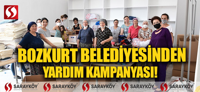 Bozkurt Belediyesinden yardım kampanyası!