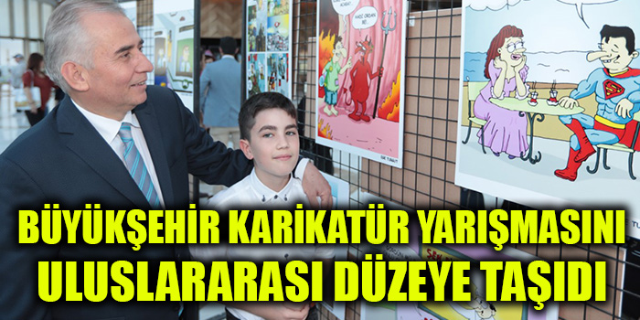 Büyükşehir Karikatür Yarışmasını Uluslararası Düzeye Taşıdı