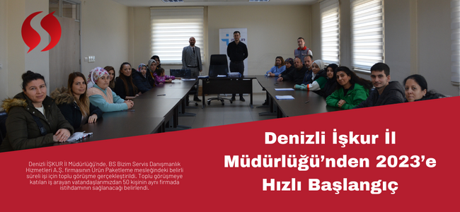 Denizli İşkur İl Müdürlüğü’nden 2023’e Hızlı Başlangıç