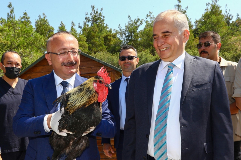 Denizli Valisi Atik, hayran kaldı    