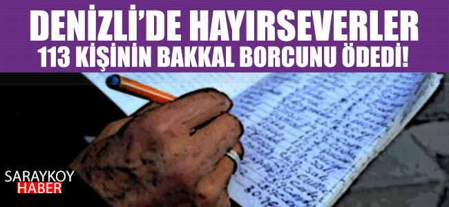 Denizli'de Hayırseverler İş Başında!