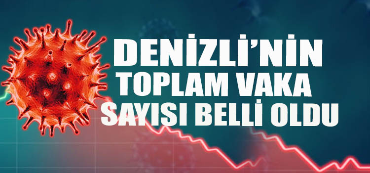 DENİZLİ'DEKİ TOPLAM VAKA SAYISI BELLİ OLDU