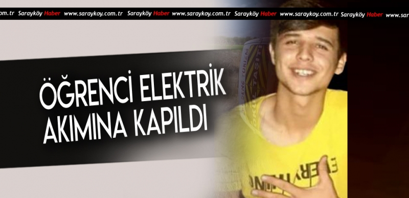 ELEKTRİK AKIMINA KAPILAN GENÇ AĞIR YARALANDI 