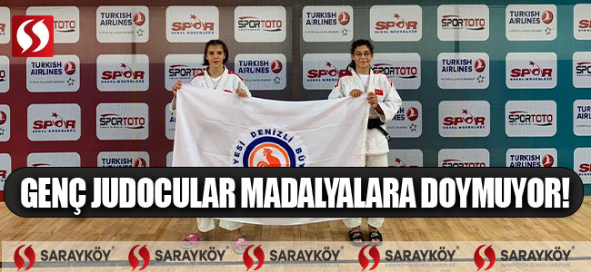 Genç Judocular madalyalara doymuyor!