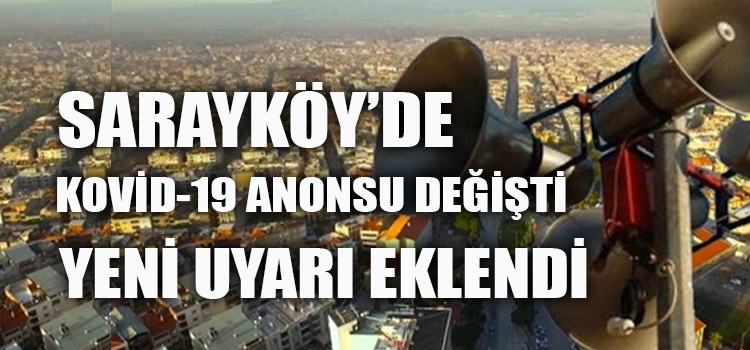 KOVİD-19 UYARISI DEĞİŞTİRİLDİ 