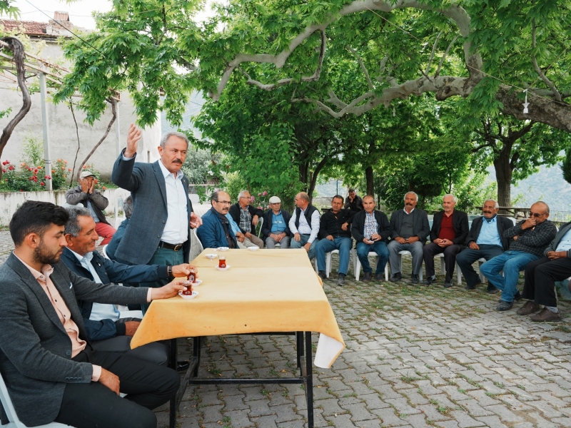 Milletvekili Şahin Tin, Güney ve Buldan’da vatandaşlarla buluştu