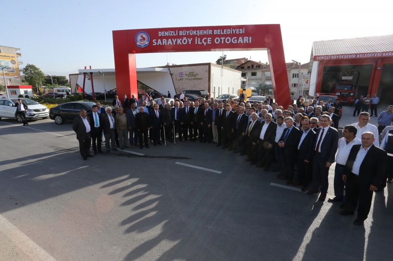 Modern otobüs terminali,  Sarayköy Belediyesi'ne devredildi. 