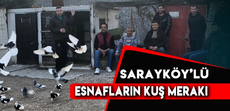 SARAYKÖYLÜ ESNAFLARIN YENİ HOBİSİ KUŞLAR 