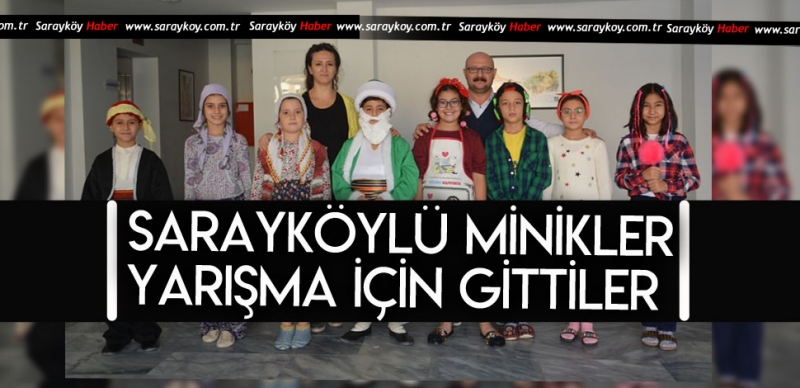 Sarayköylü minikler Denizli’yi temsil edecek.