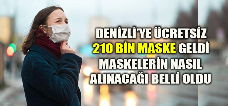 ÜCRETSİZ MASKELER GELDİ BAKIN NASIL ALINACAK 