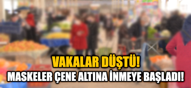 Vakalar Düştü Maskeler Çene Altına İnmeye Başladı!