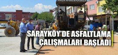 ASFALTLAMA ÇALIŞMALARI BAŞLADI 