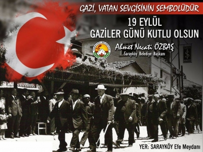 19 EYLÜL GAZİLER GÜNÜ KUTLU OLSUN 