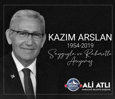 Babadağ belediye başkanı Ali Atlı'dan vefa örneği Atlı, Kazım Arslan'ı vefatının 4. yılında andı!