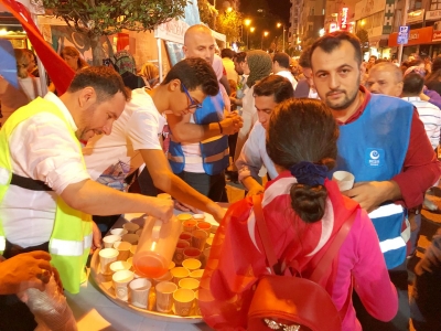 Beşir Derneği’nden 15 Temmuz’da ‘Biriz Beraberiz’ mesajı verildi.