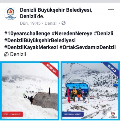 Bu da Büyükşehir'den #10yearschallange