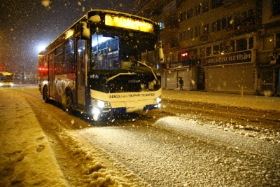 Büyükşehir otobüsleri kışa hazır