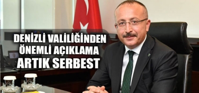 DENİZLİ VALİLİĞİNDEN ÖNEMLİ AÇIKLAMA 