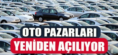 Denizli'de açık oto pazarı yeniden açılıyor