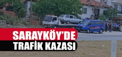 DUACILI KAVŞAĞINDA TRAFİK KAZASI 