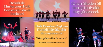 Halk Dansları coşkusu Büyükşehir ile yaşanacak!