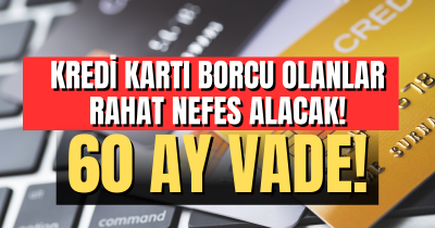 Kredi kartı borçlarına yapılandırma imkanı! 