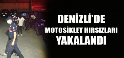 MOTOSİKLET HIRSIZLIĞI YAPAN ÇETE YAKALANDI