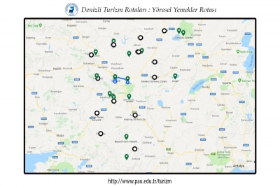 PAÜ Denizli Turizm Rotalarını Oluşturdu