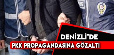 PKK PROPAGANDASI YAPINCA YAKALANDI 