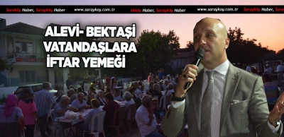 Sarayköy Belediyesi Alevî-Bektaşî vatandaşlar için iftar yemeği verdi