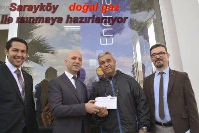 Sarayköy doğal gaz ile ısınmaya hazırlanıyor