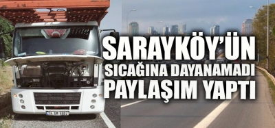 SARAYKÖY SICAĞINI GÖRÜNCE PES ETTİ 