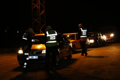 Sarayköy'de  yeni yıl öncesi huzur ve güven operasyonu yapıldı