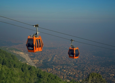 Teleferik rutin kontrol ve bakıma alındı