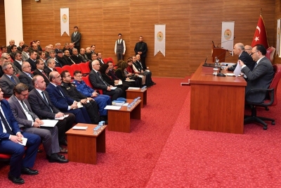 Valimiz Hasan Karahan Merkezefendi ve Pamukkale İlçesi Mahalle Muhtarları ile Biraraya Geldi